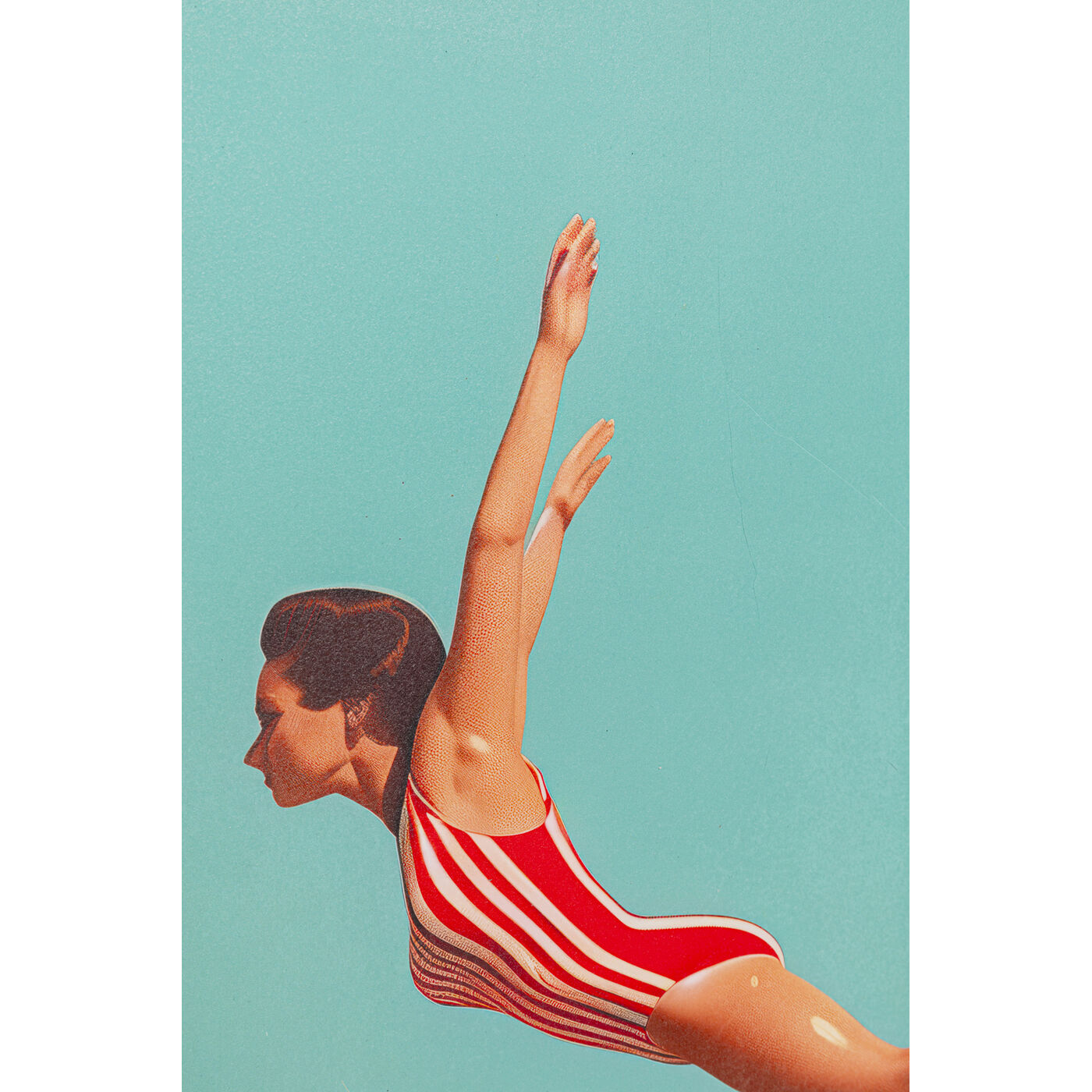 Картина в раме Jumping Girl Up 103x73cm