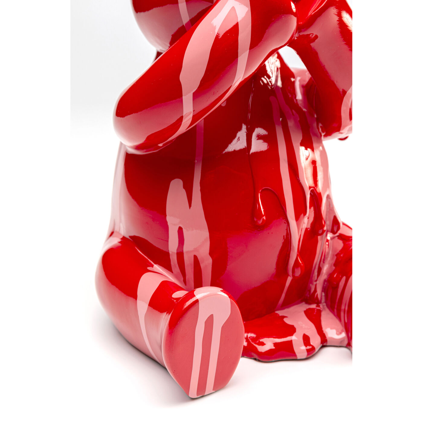 Фигура декоративная Sitting Gelato Bear Red 37cm