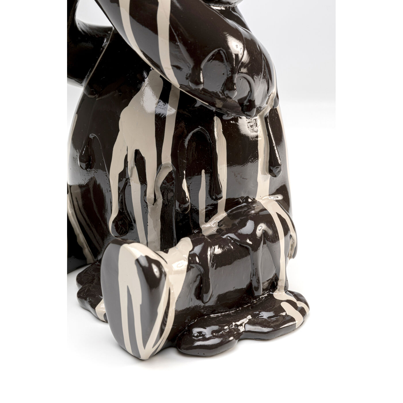 Фигура декоративная Sitting Gelato Bear Black 37cm