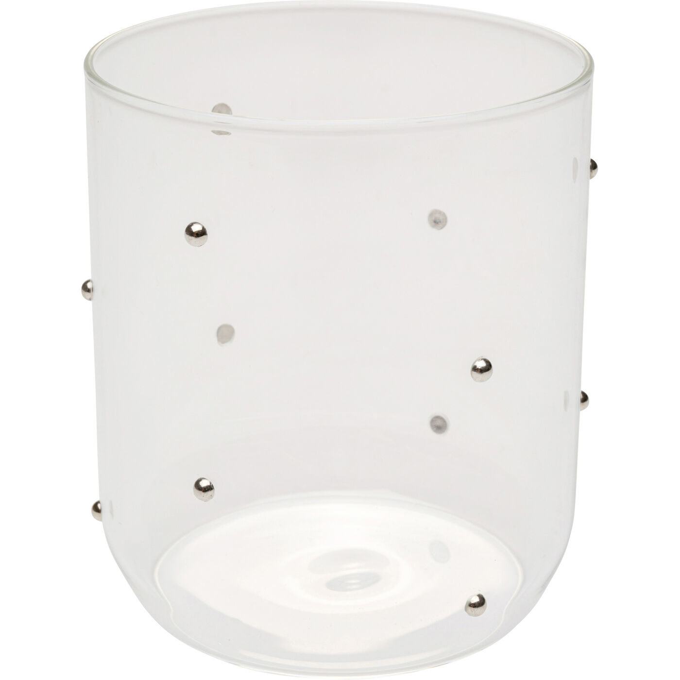 Стакан Glam Dots Silver 9cm