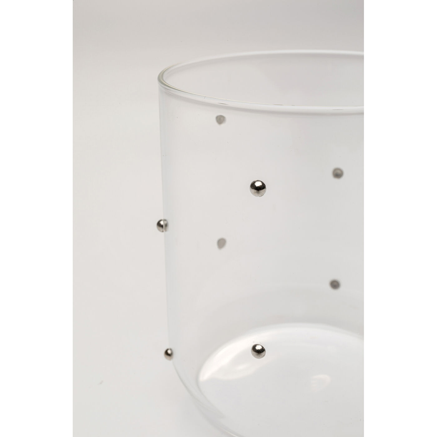 Стакан Glam Dots Silver 9cm