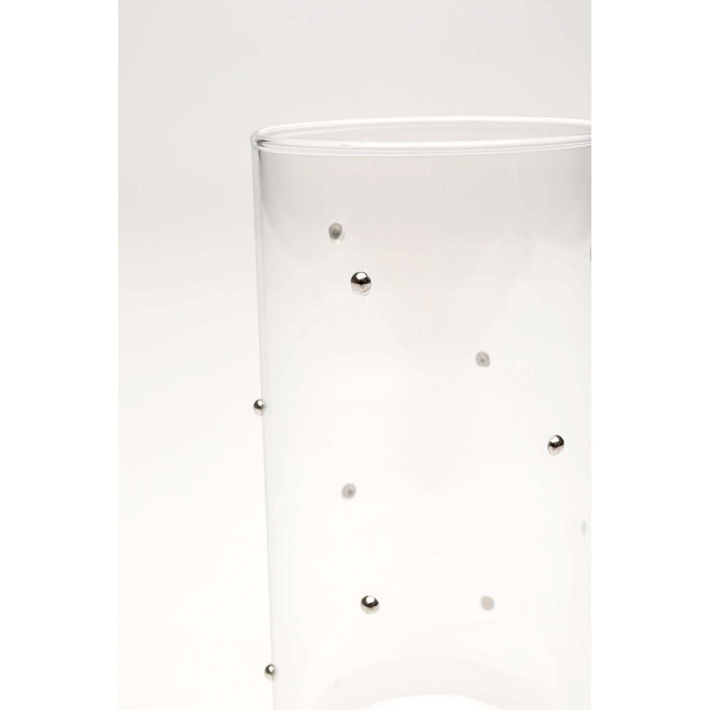 Стакан Glam Dots Silver 14cm