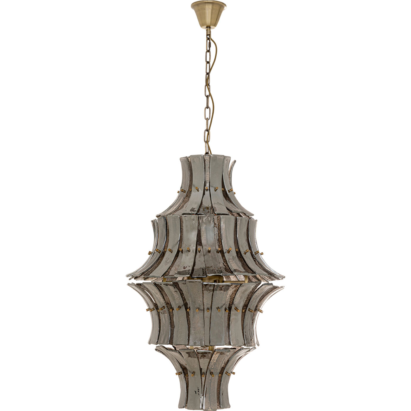 Светильник подвесной Venezia Double Smoke Ø53cm
