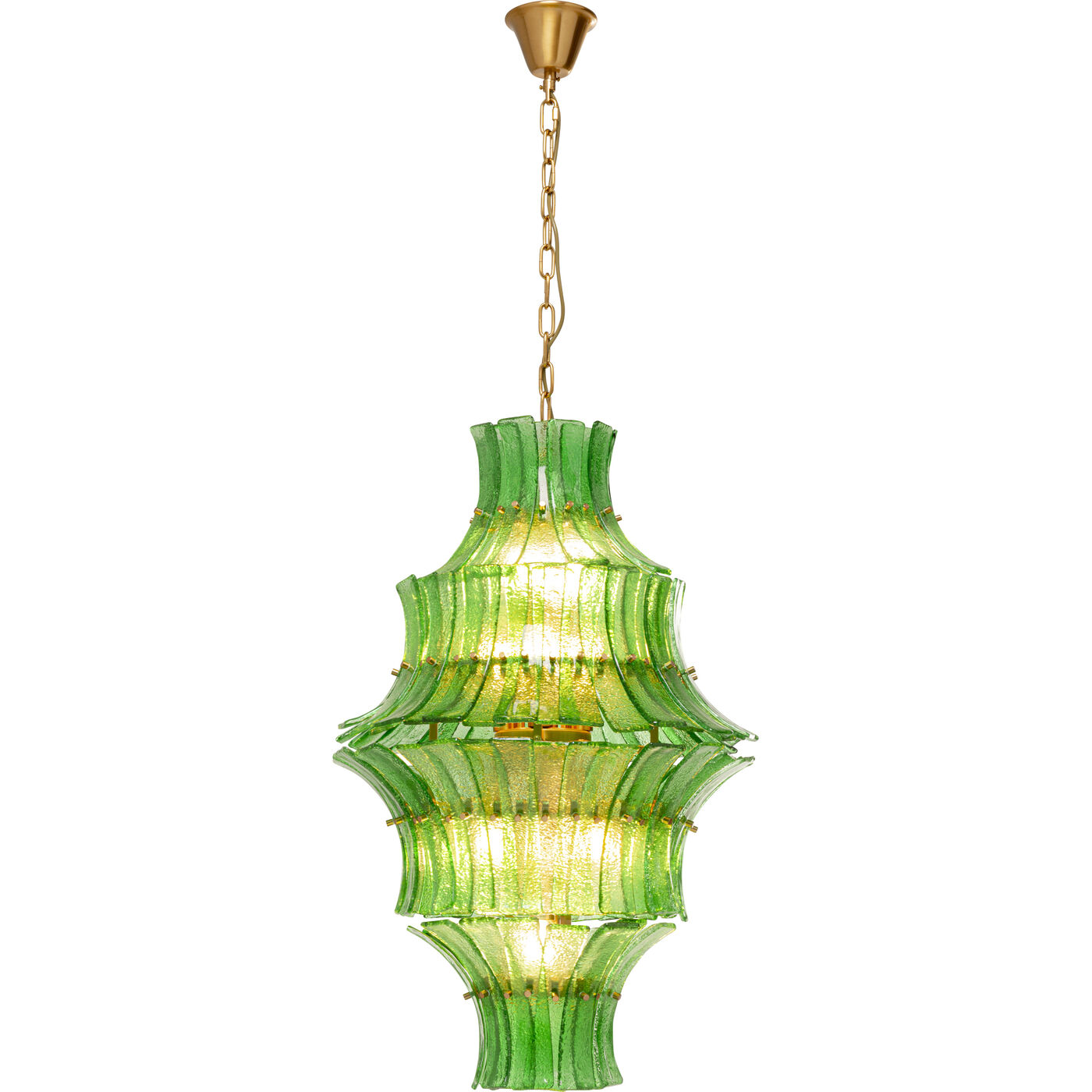 Светильник подвесной Venezia Double Green Ø53cm