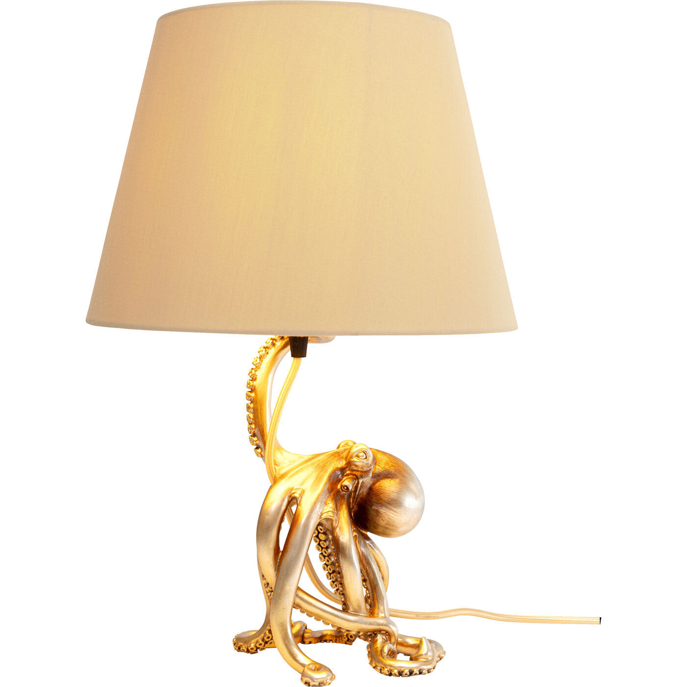 Светильник настольный Octopus Gold 44cm