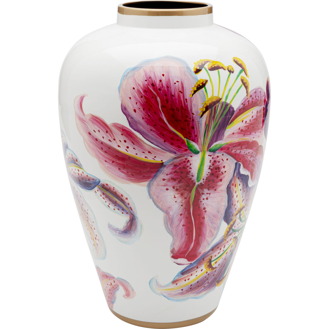Ваза Lillies Pink 37cm