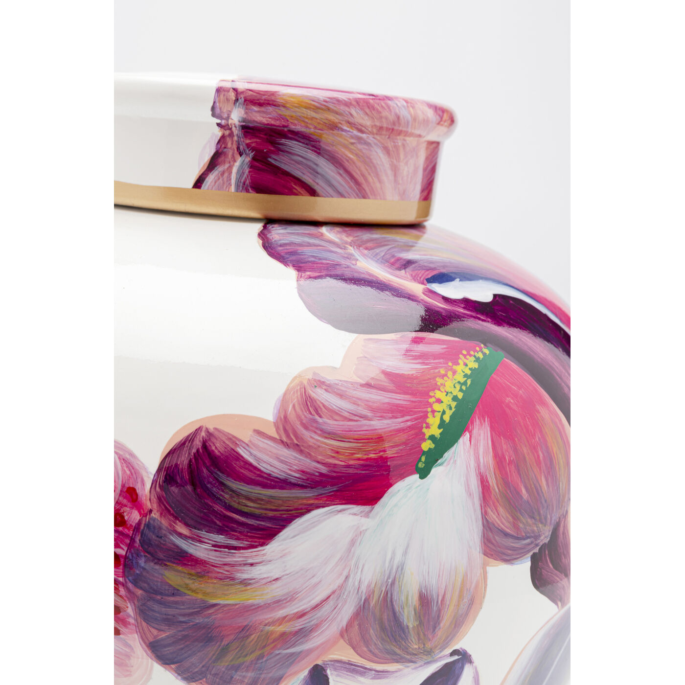 Банка декоративная Lillies Pink Ø27cm
