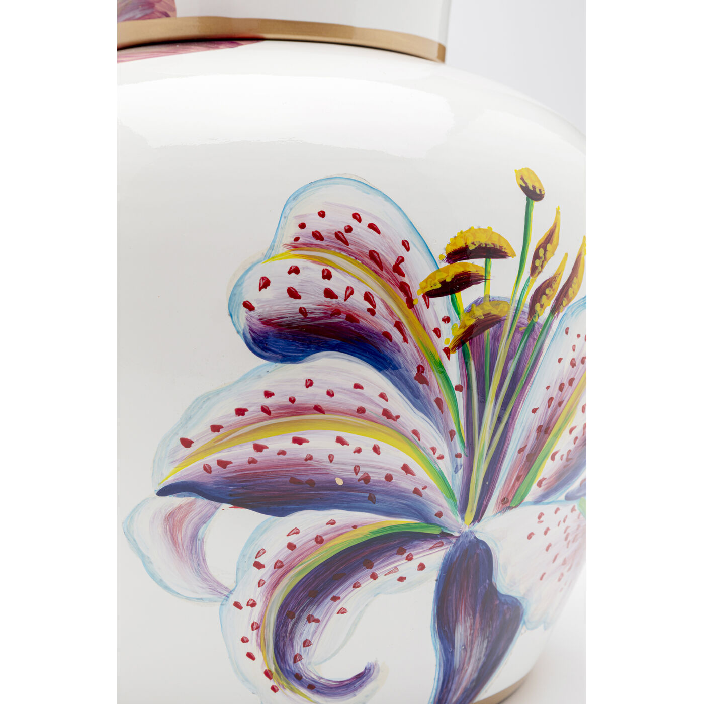 Банка декоративная Lillies Pink Ø27cm