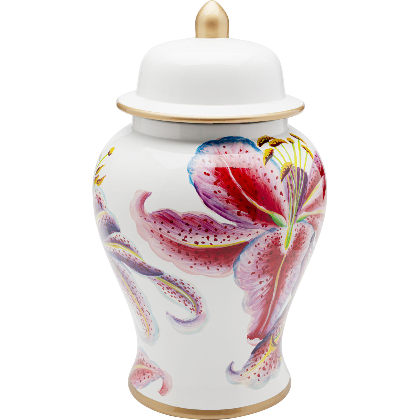 Банка декоративная Lillies Pink Ø26cm