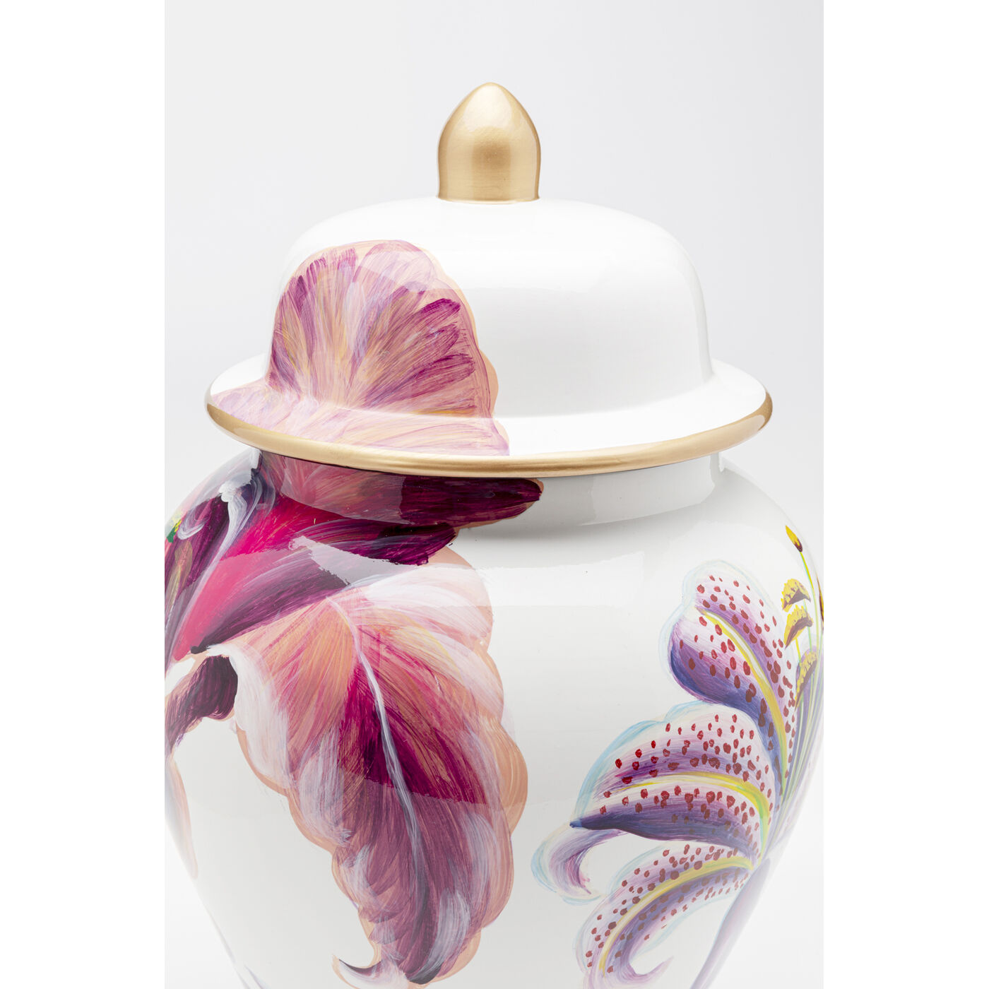 Банка декоративная Lillies Pink Ø26cm