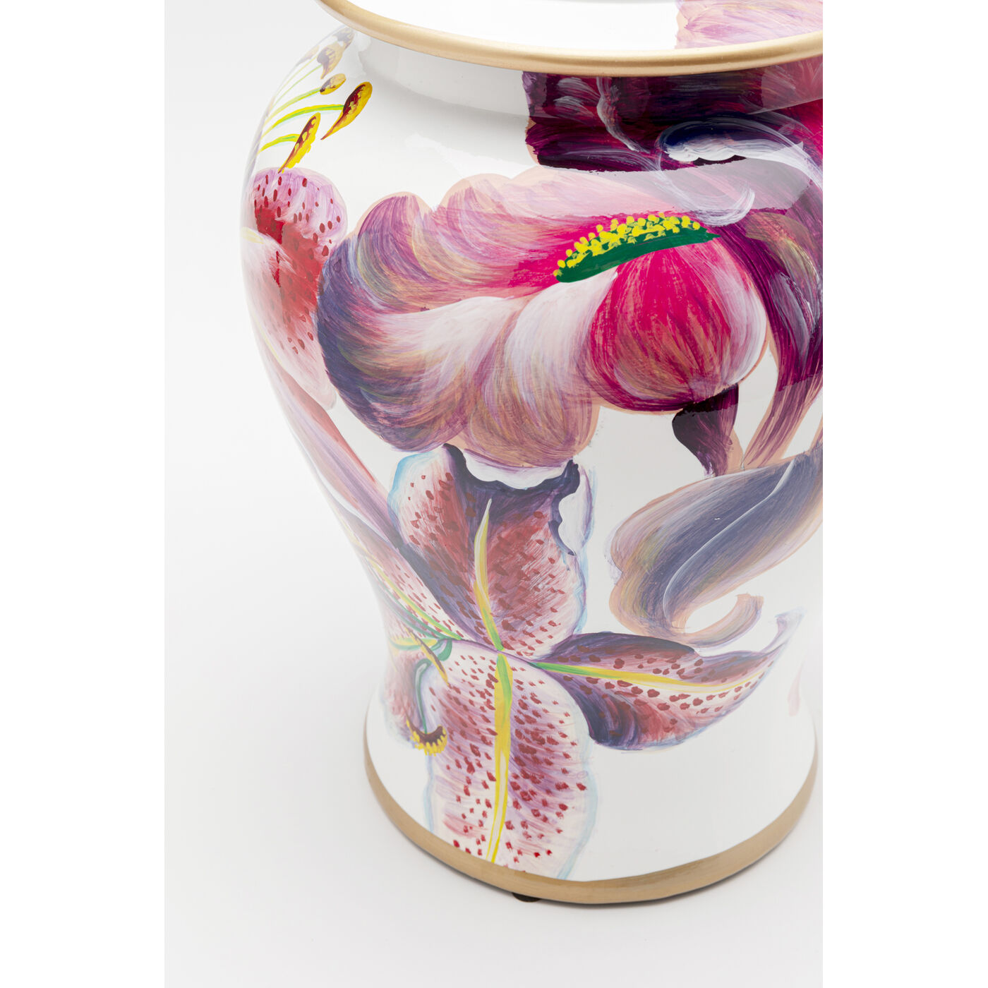 Банка декоративная Lillies Pink Ø26cm