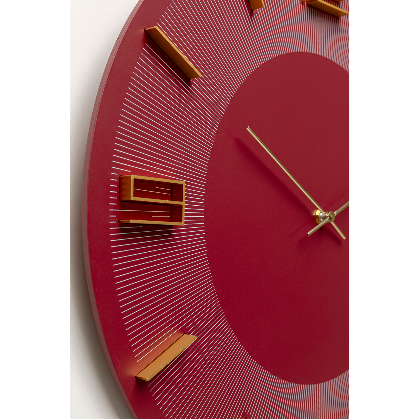 Часы настенные Leonardo Red/Gold Ø49cm