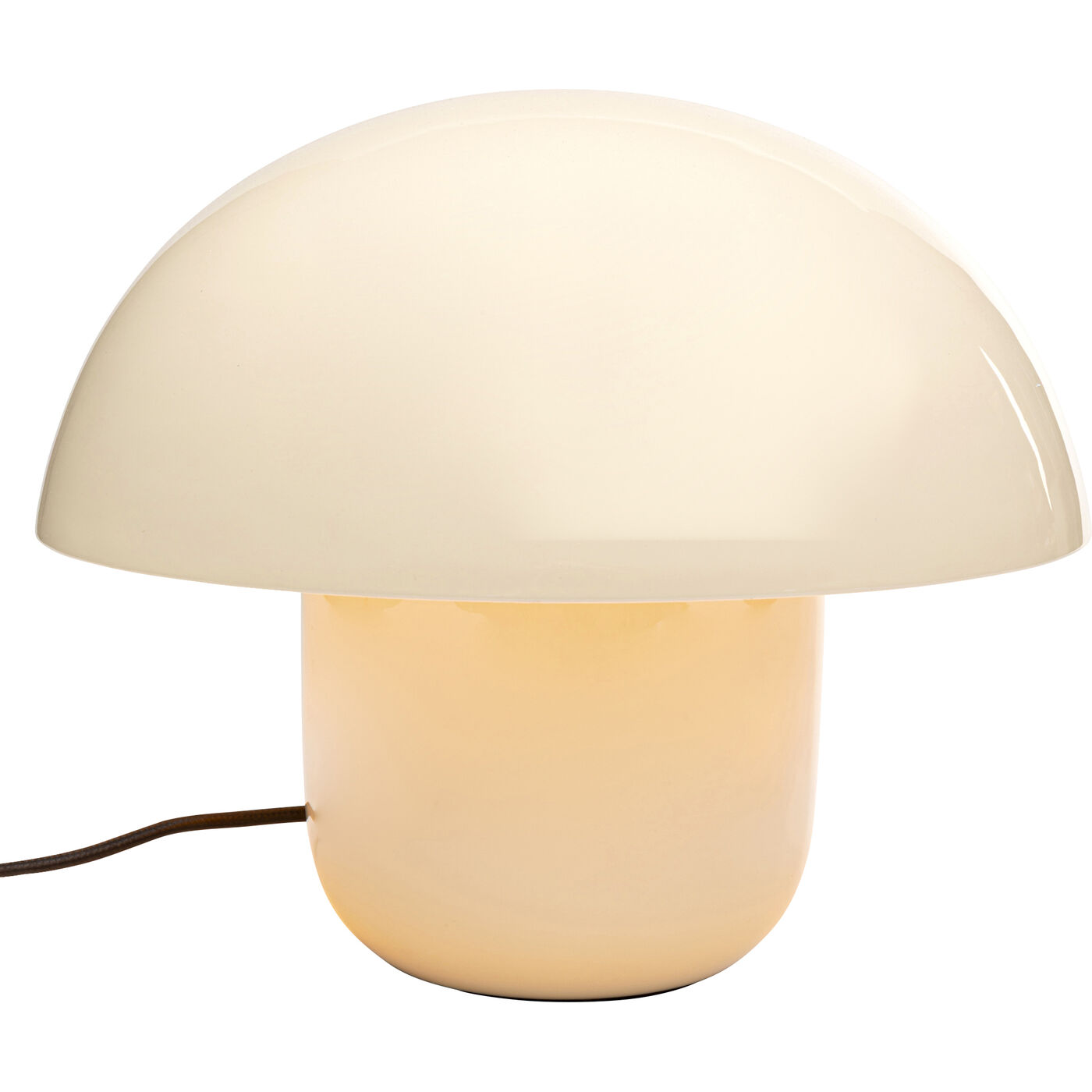 Светильник настольный Mushroom Shiny Ecru 27cm