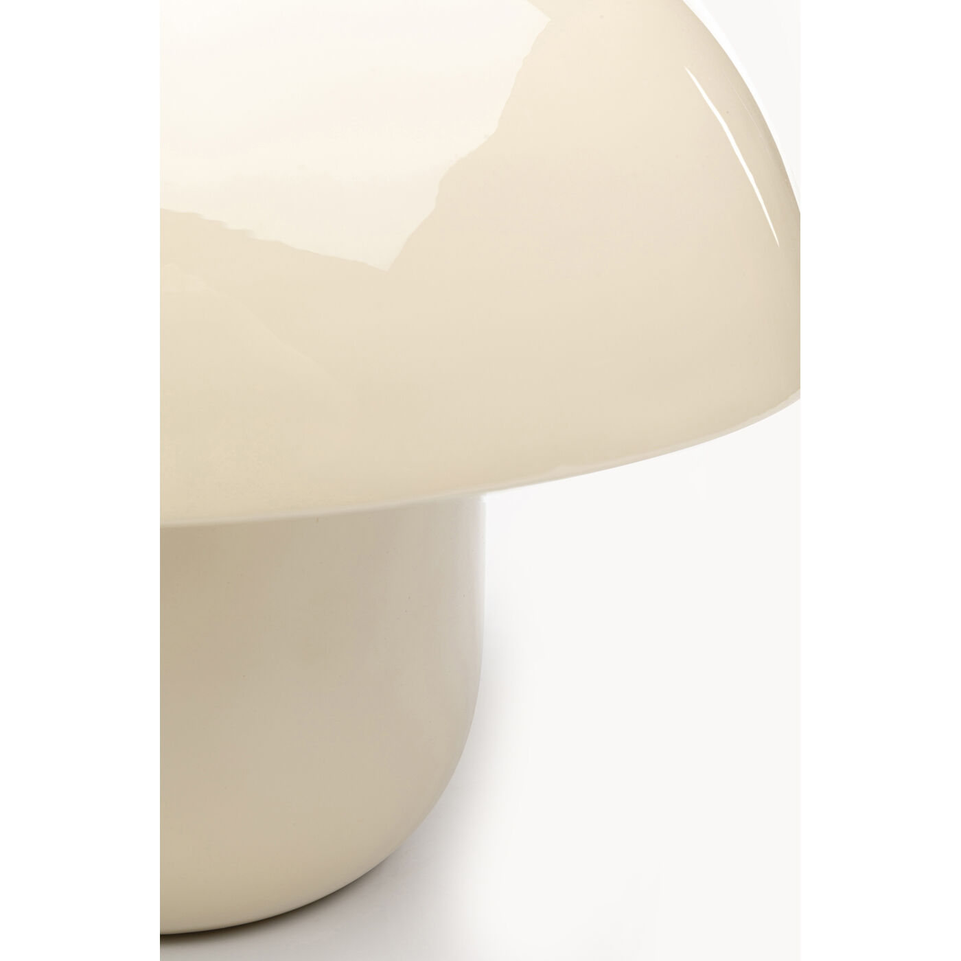 Светильник настольный Mushroom Shiny Ecru 27cm