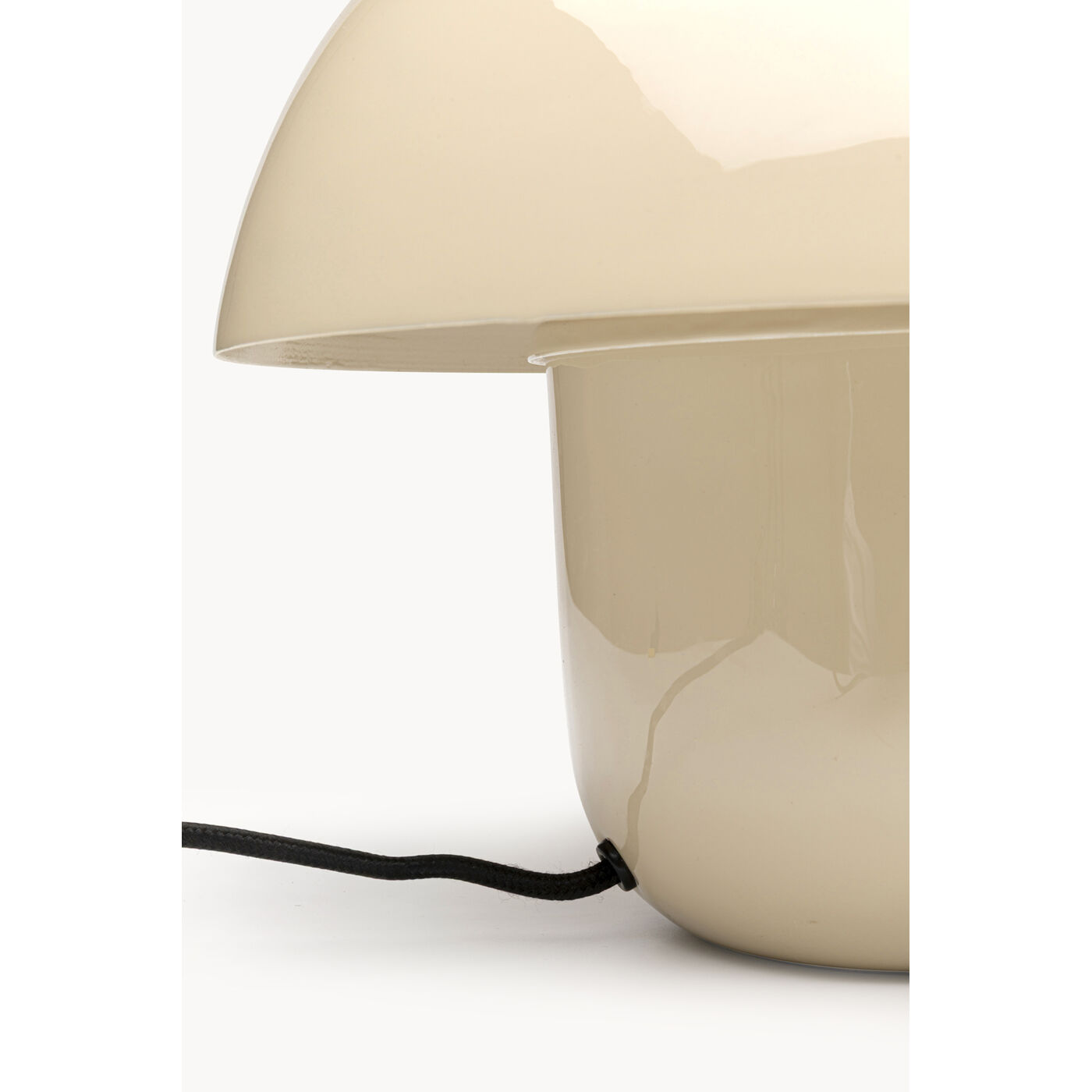 Светильник настольный Mushroom Shiny Ecru 27cm