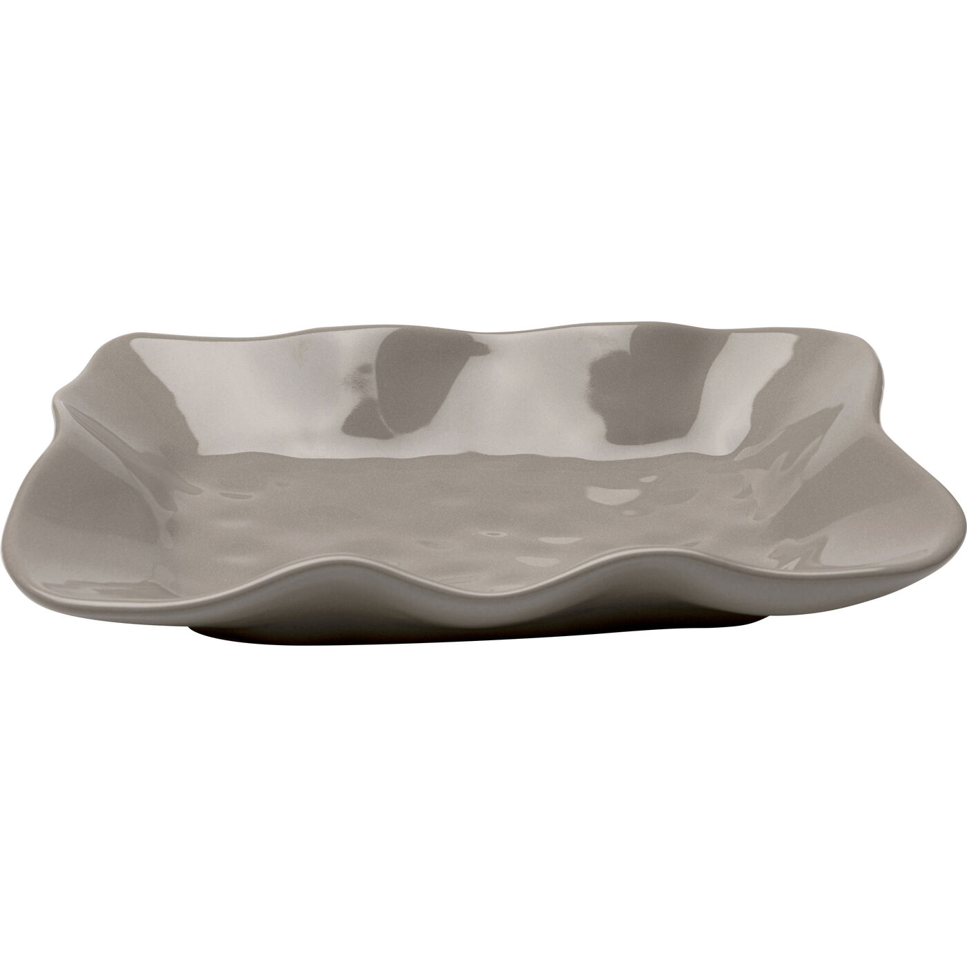 Тарелка сервировочная Organic Grey 17x26cm