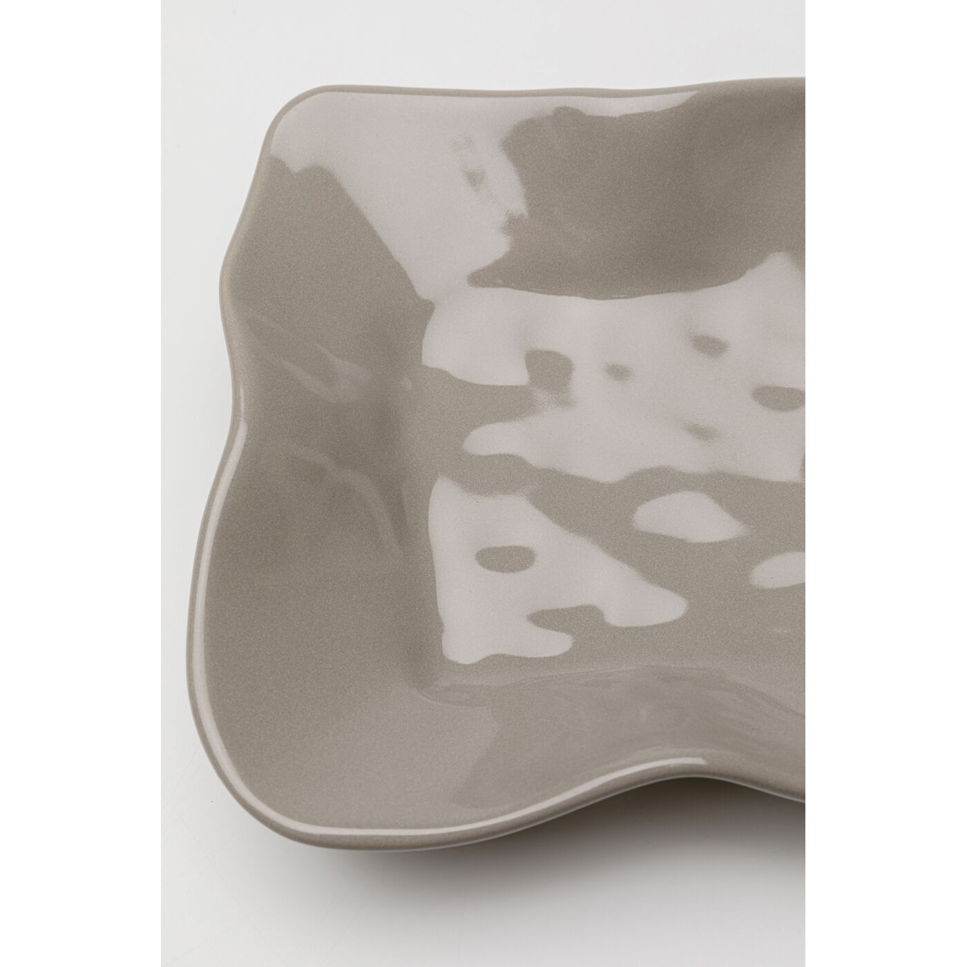 Тарелка сервировочная Organic Grey 17x26cm