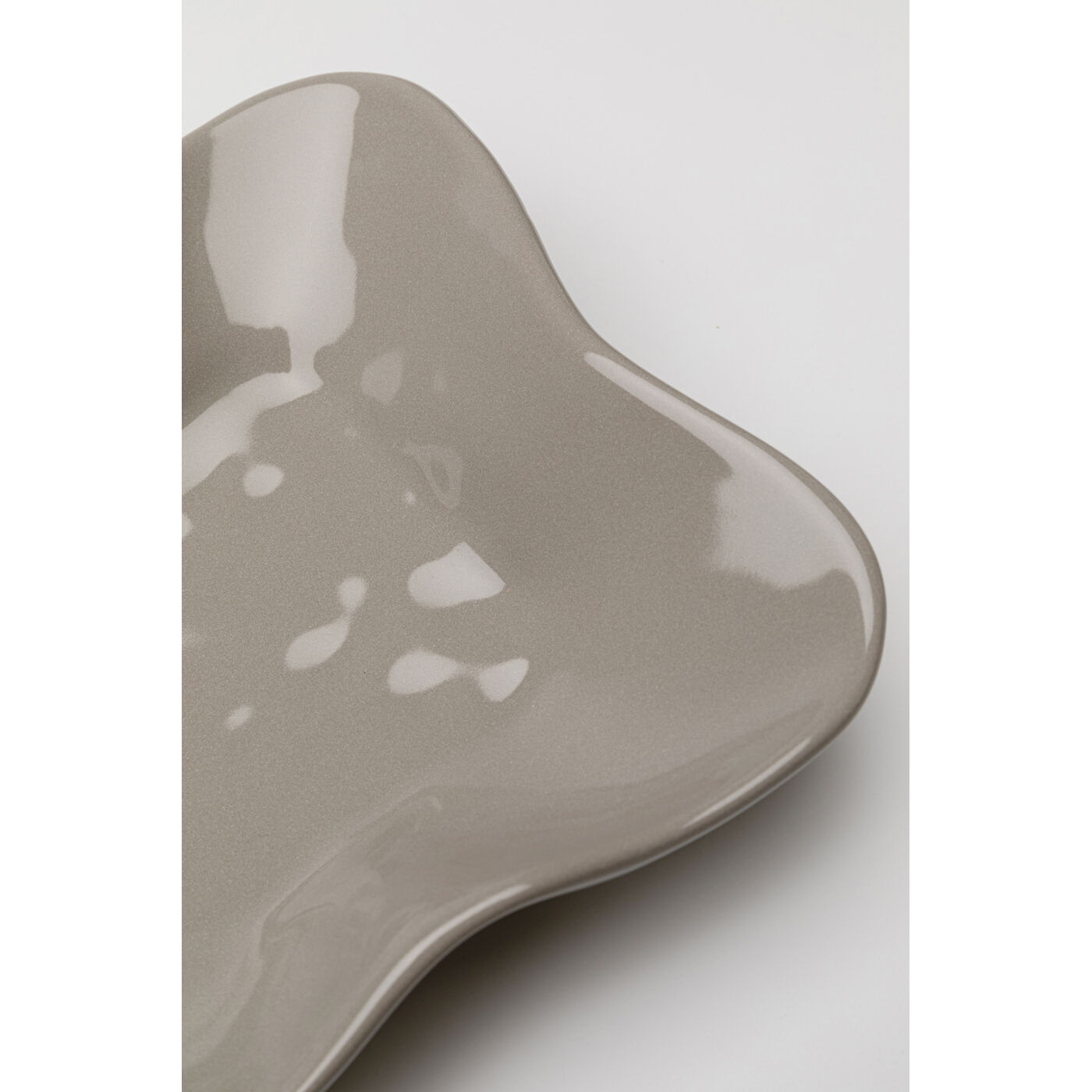 Тарелка сервировочная Organic Grey 17x26cm