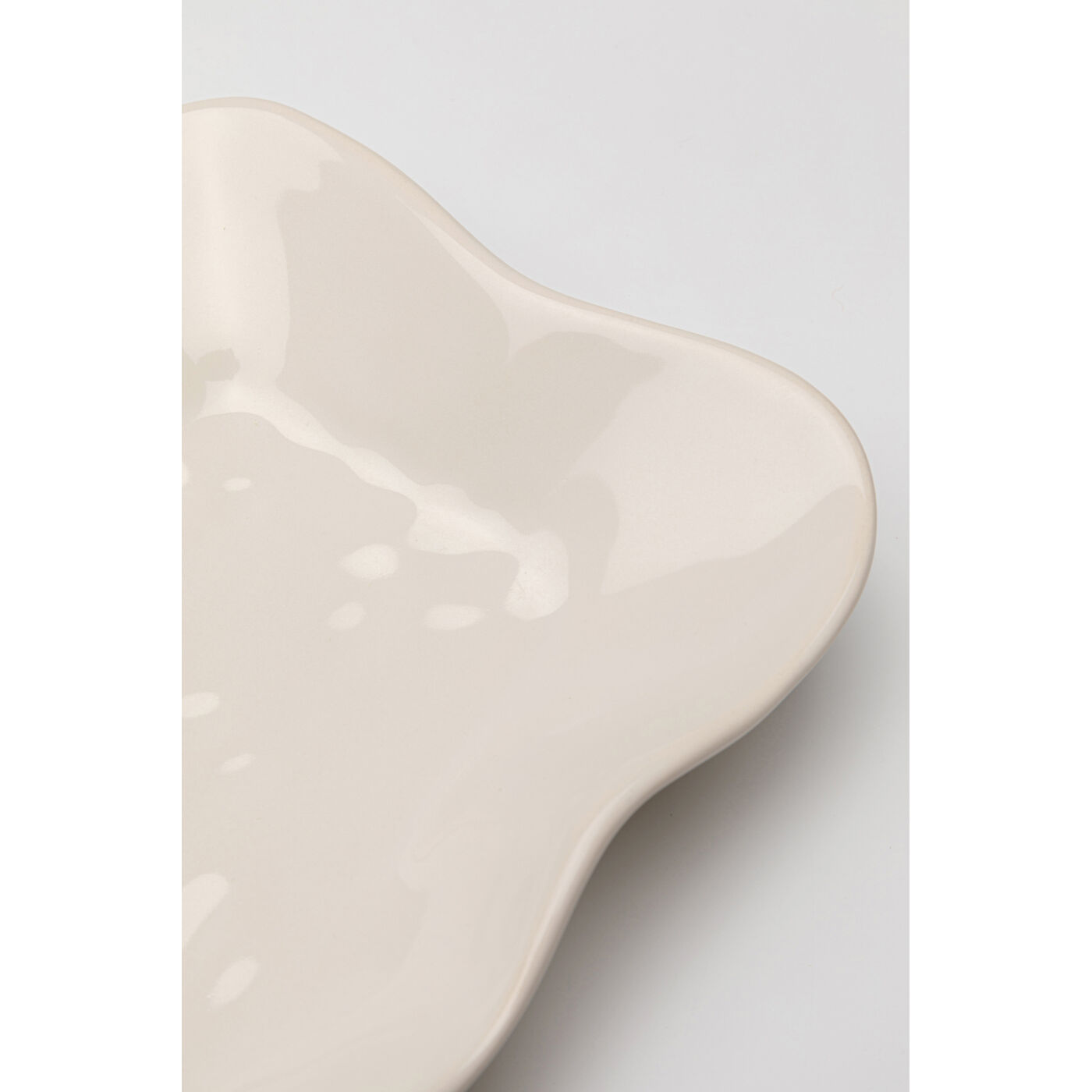 Тарелка сервировочная Organic Cream 17x26cm