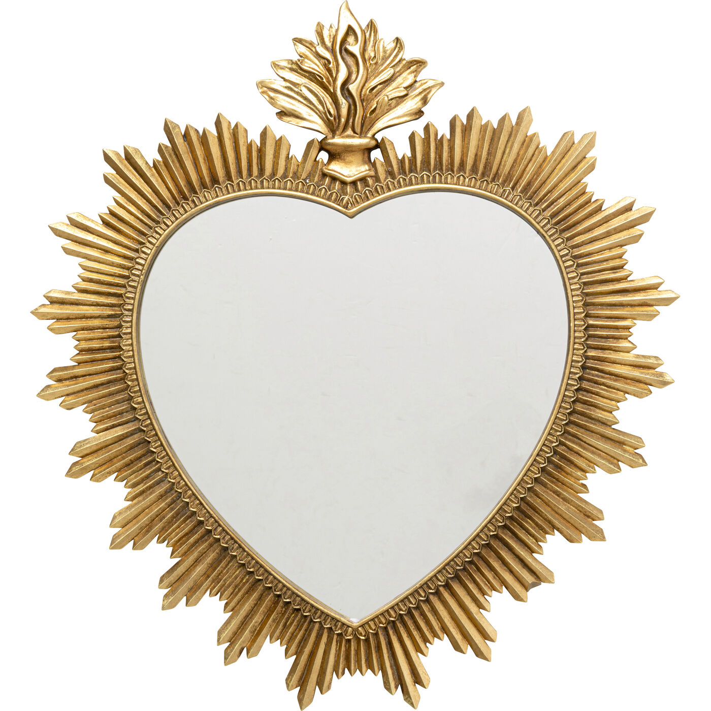 Украшение настенное Heart Зеркало 39x54cm