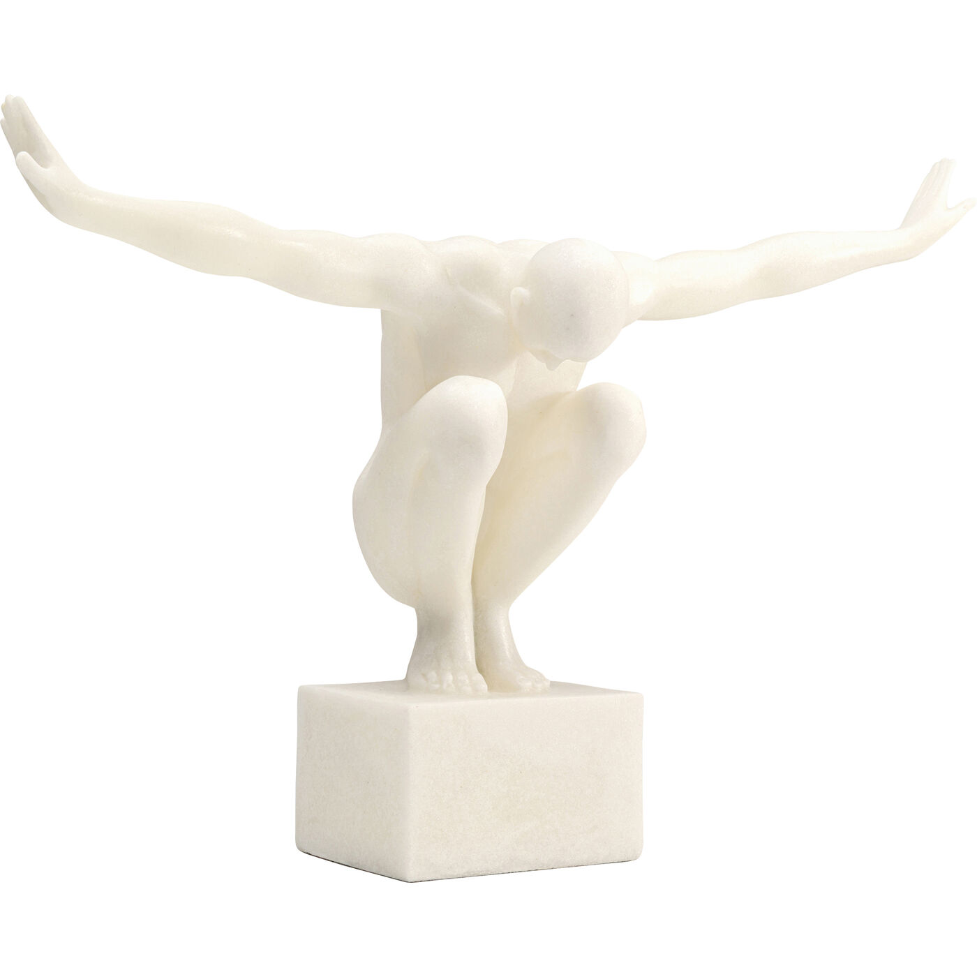 Объект декоративный Athlet White 50cm