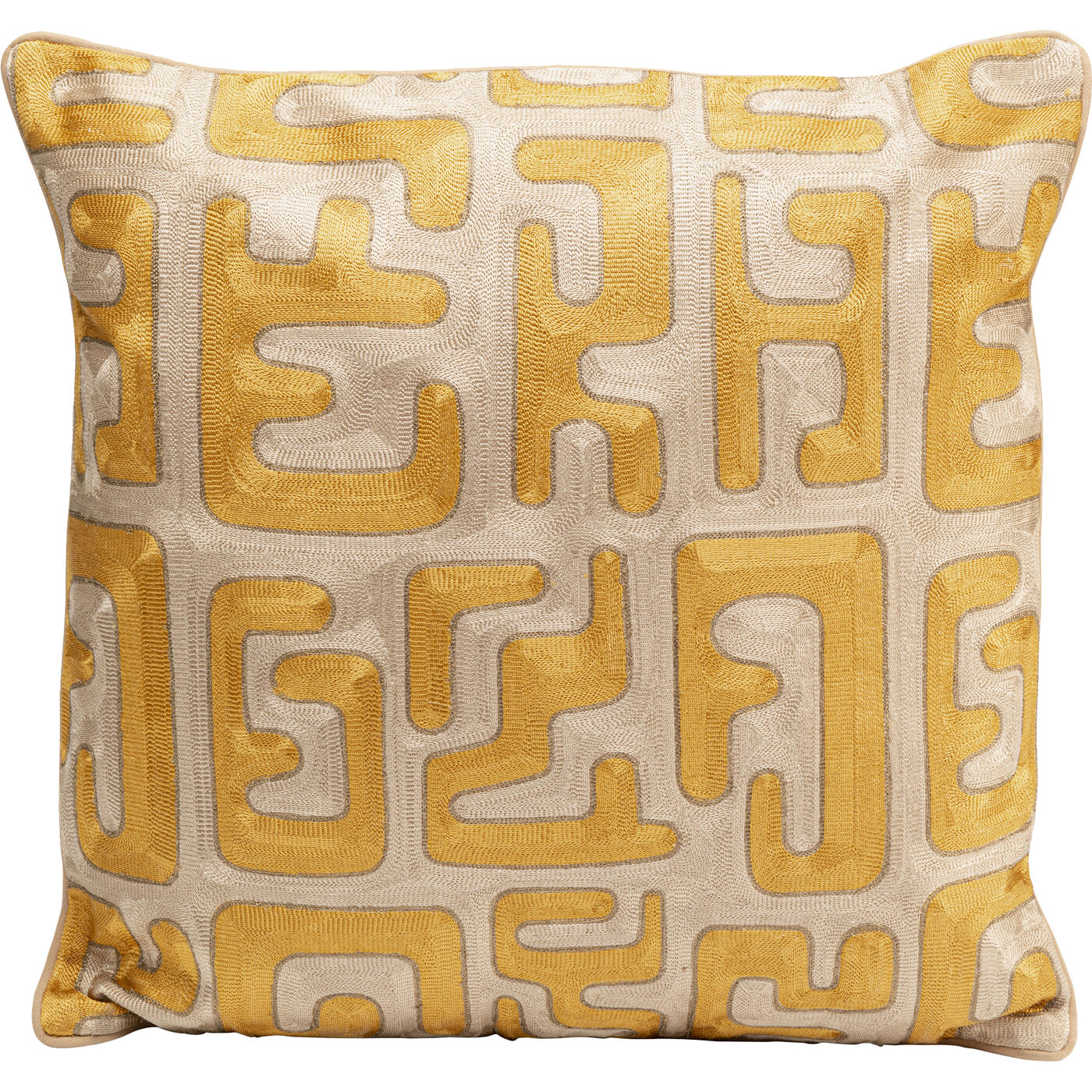 Подушка Meander Gold 50x50cm