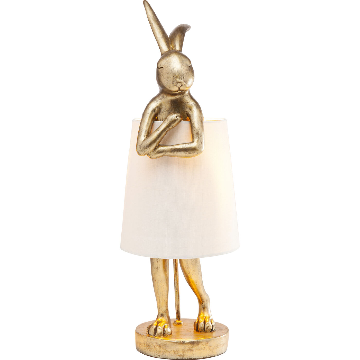 Светильник настольный Animal Rabbit Gold 68 см