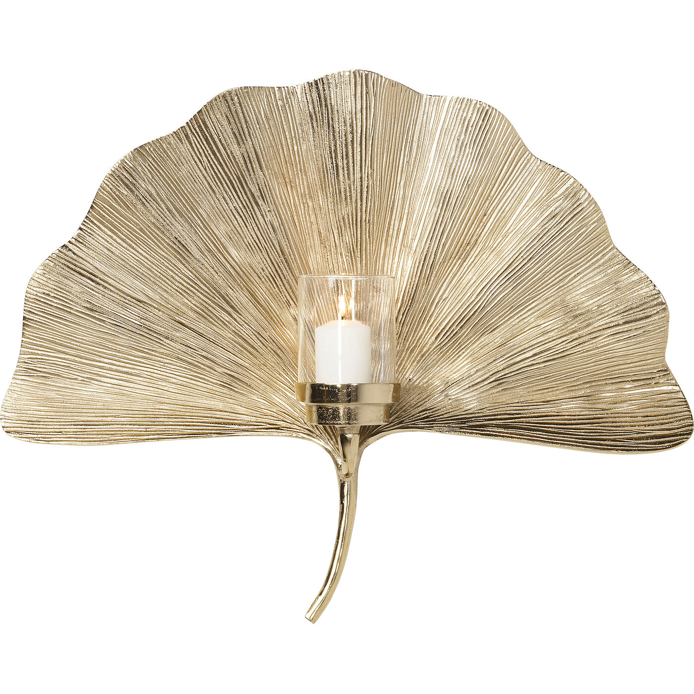 Подсвечник настенный Ginkgo Leaf 60 см