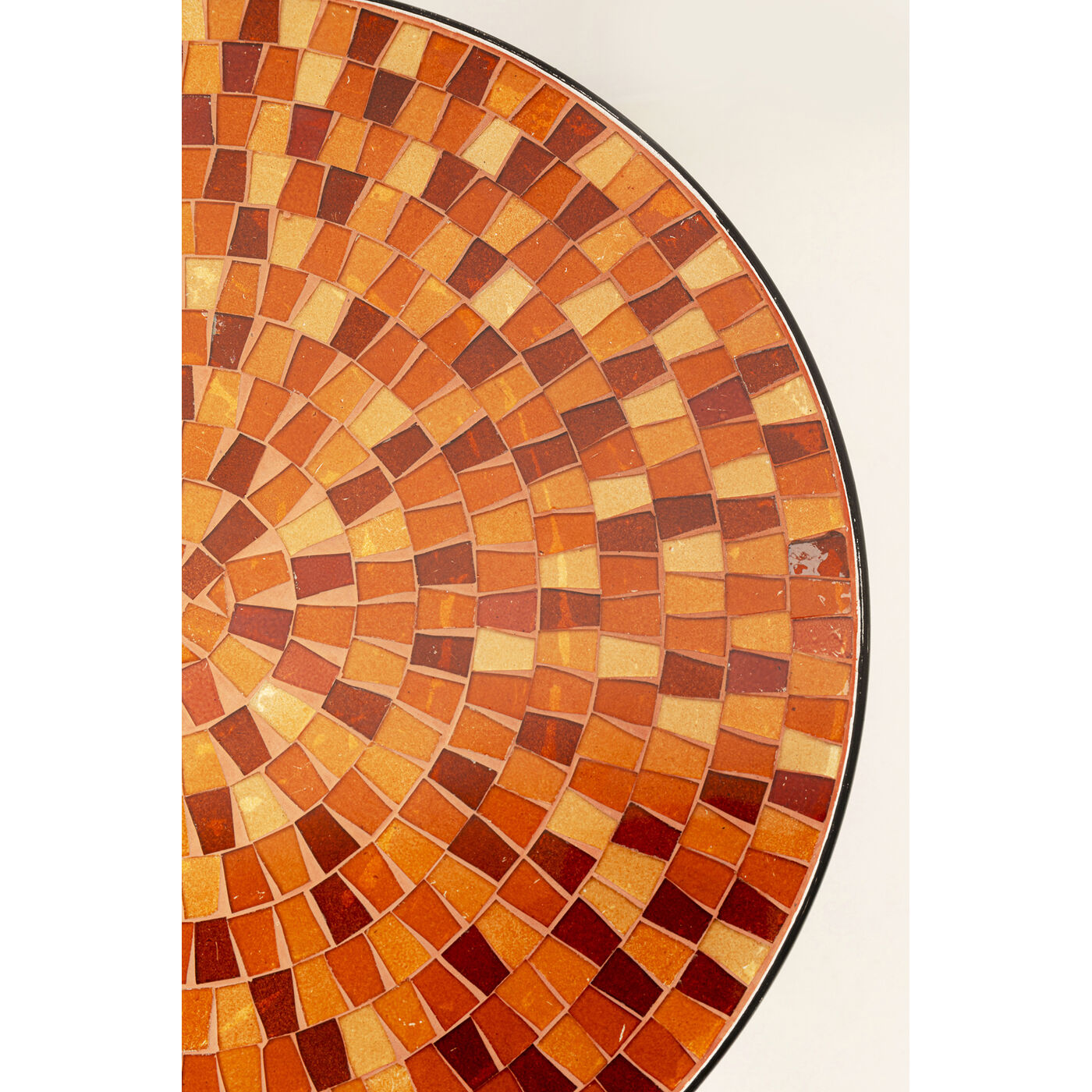 Приставной стол Clack Mosaic Orange Ø35cm