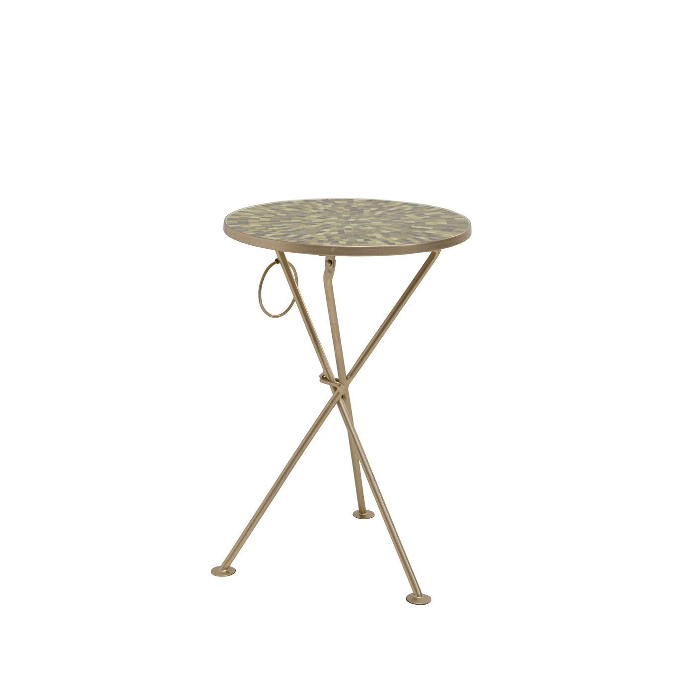 Приставной стол Clack Mosaic Olive Ø35cm