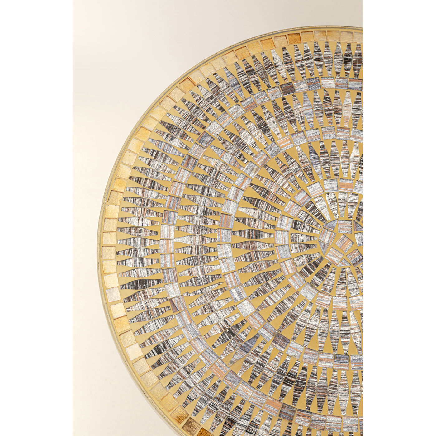 Приставной стол Clack Mosaic Brown Ø35cm