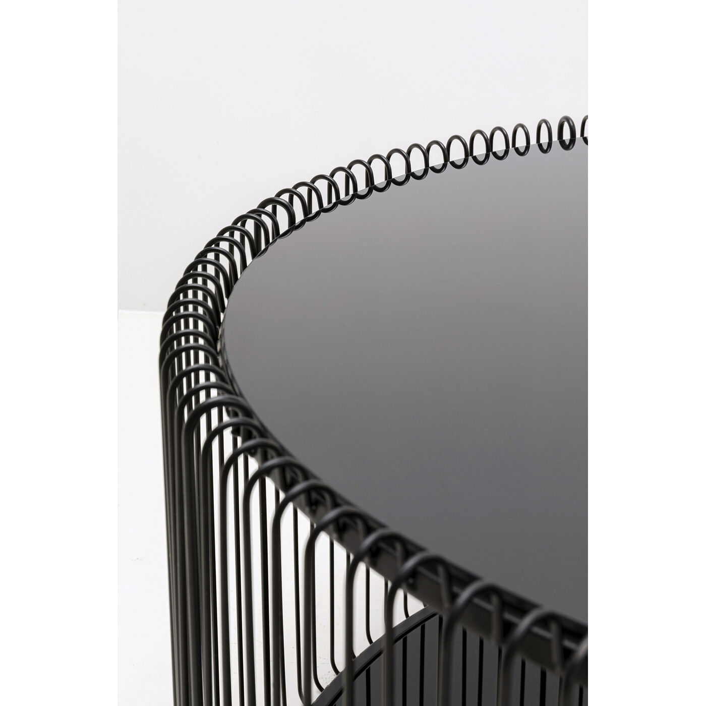 Стол кофейный Wire Double Black Ø80cm