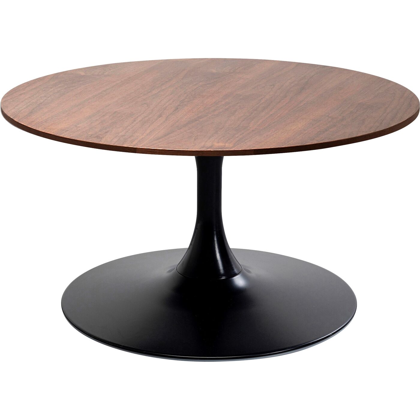 Стол кофейный Schickeria Walnut Black Ø80cm