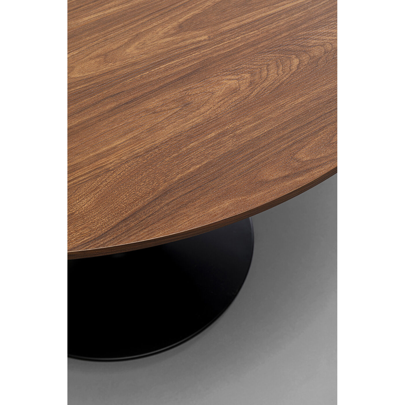Стол кофейный Schickeria Walnut Black Ø80cm