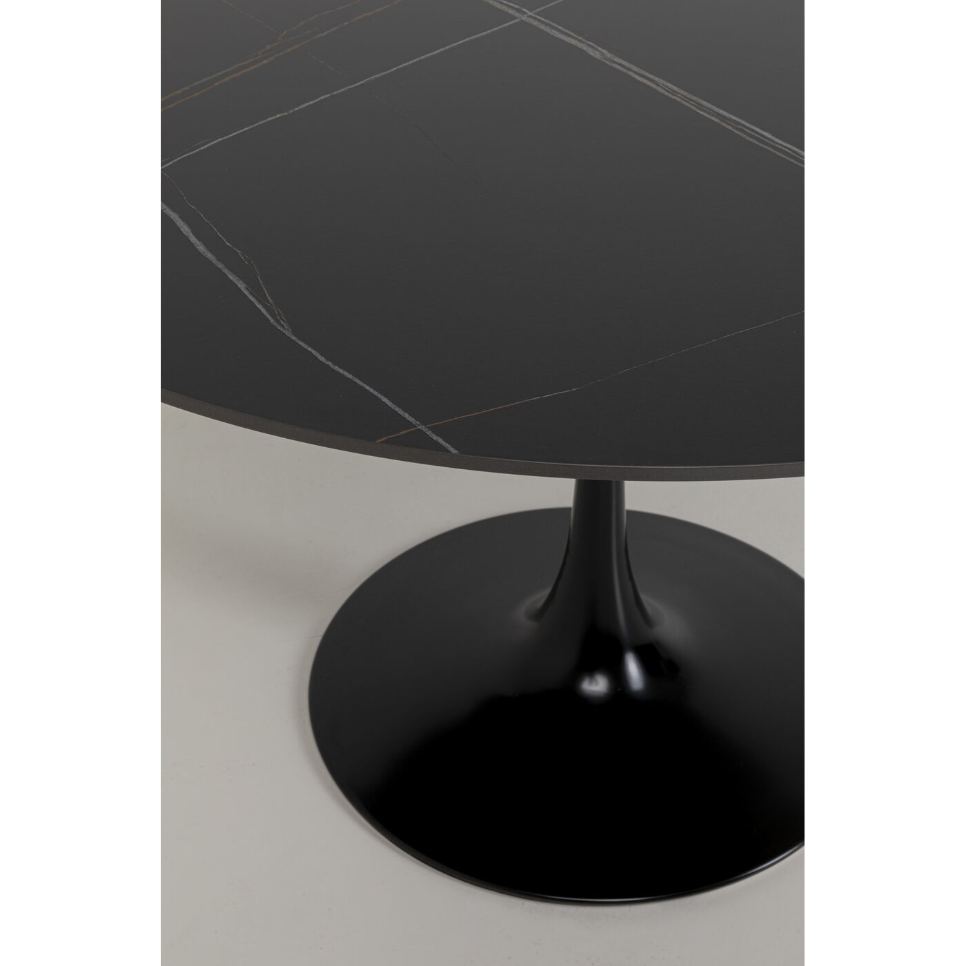 Стол Invitation Set Ceramic Black Black Ø120cm