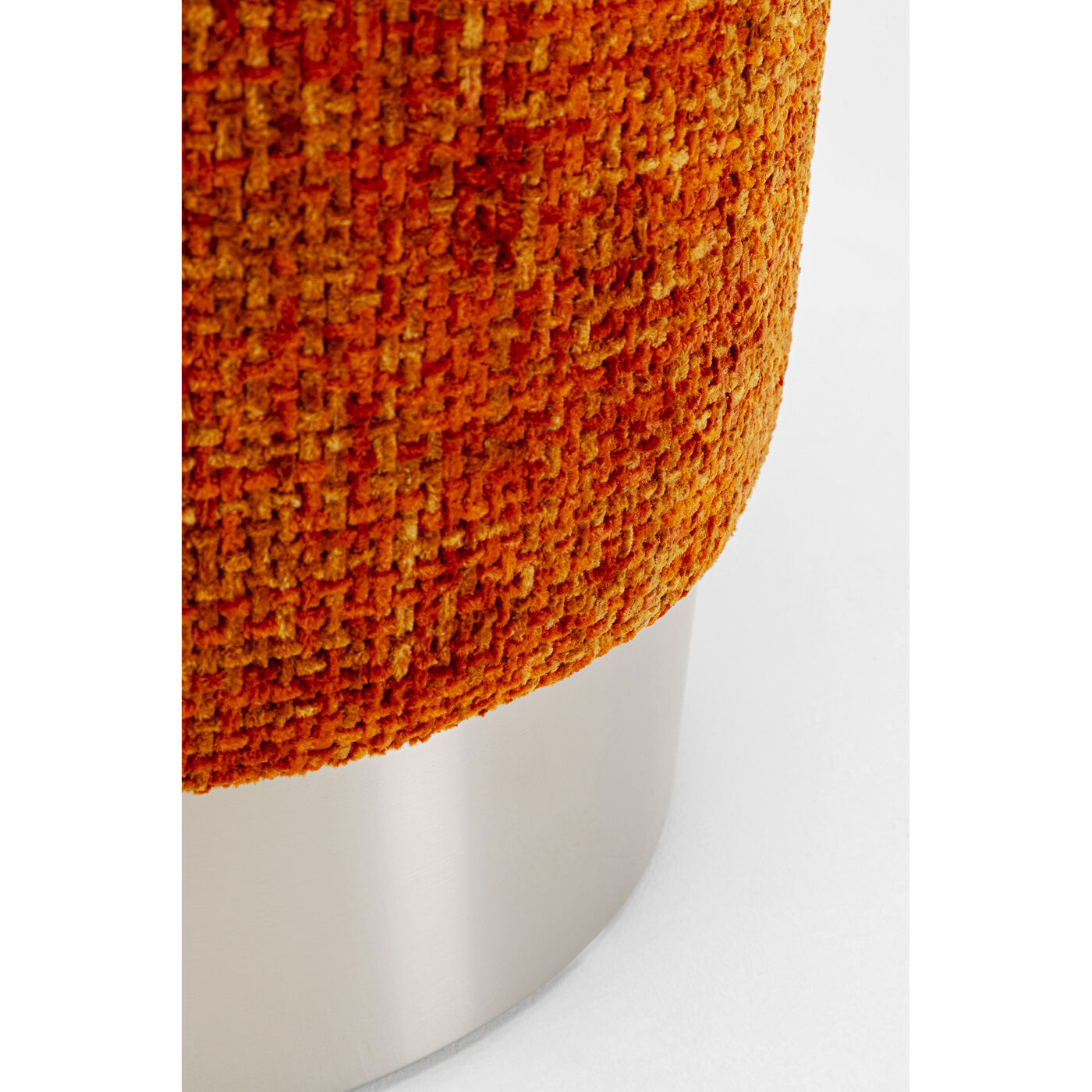 Пуф Cherry Dining Silber Orange Ø39cm