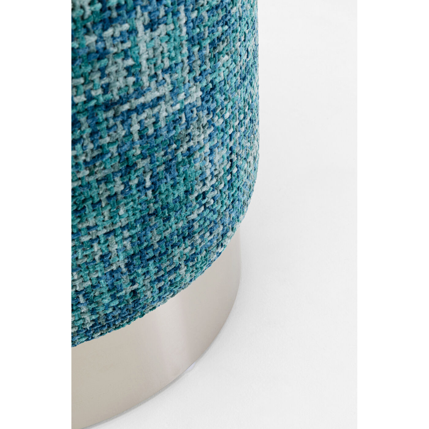Пуф Cherry Dining Silber Light Blue Ø39cm