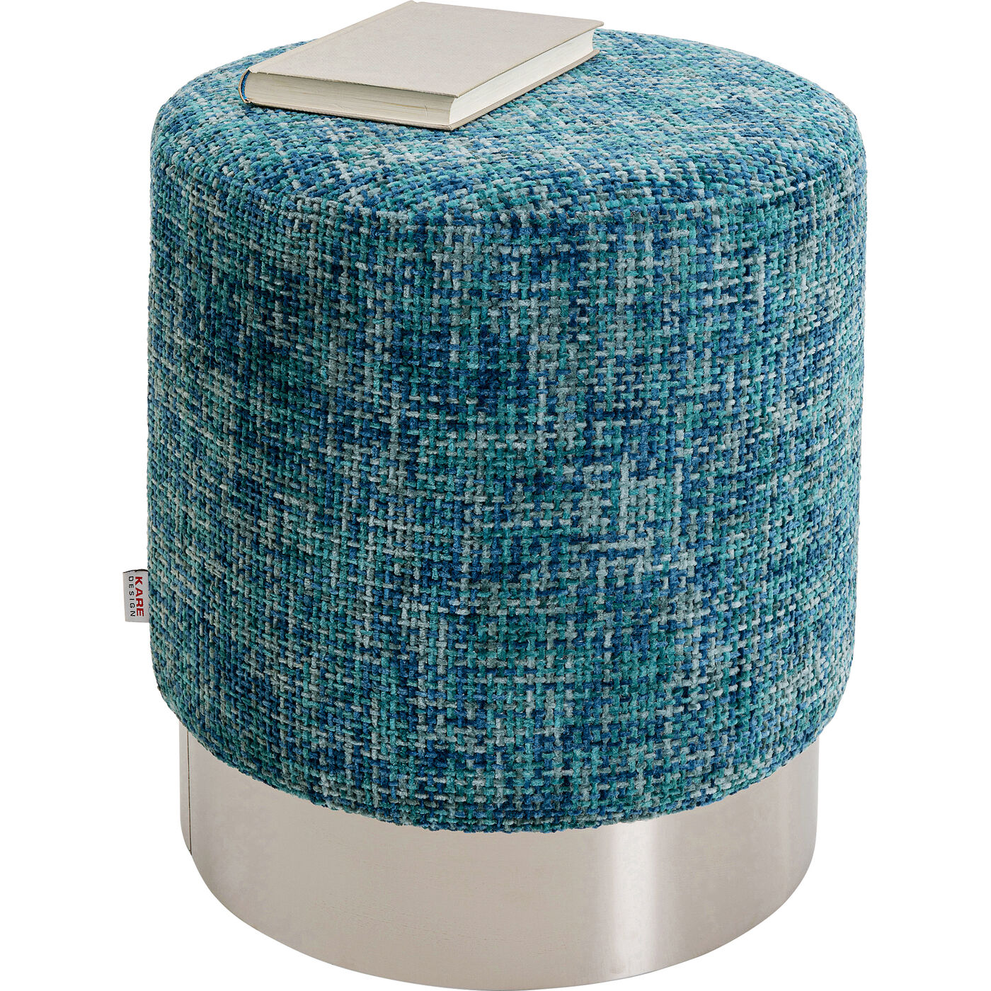 Пуф Cherry Dining Silber Light Blue Ø39cm
