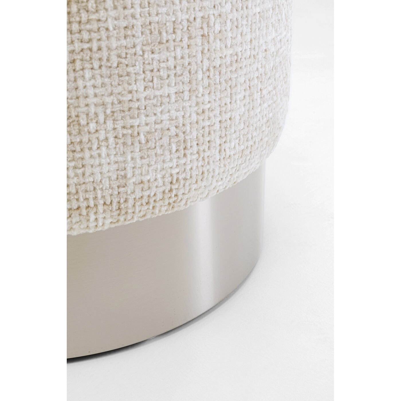 Пуф Cherry Dining Silber Beige Ø39cm