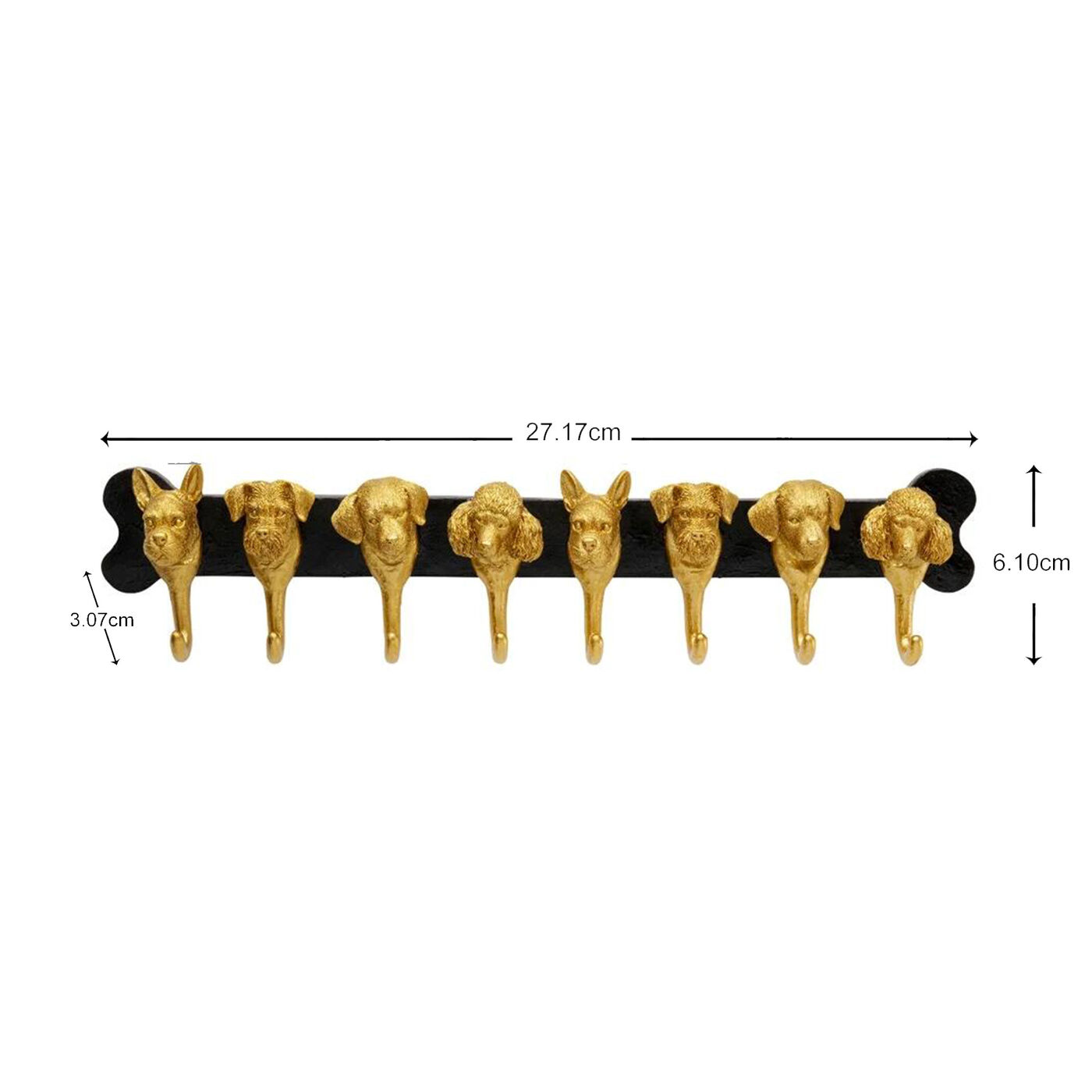 Вешалка Dog Family Gold 69cm