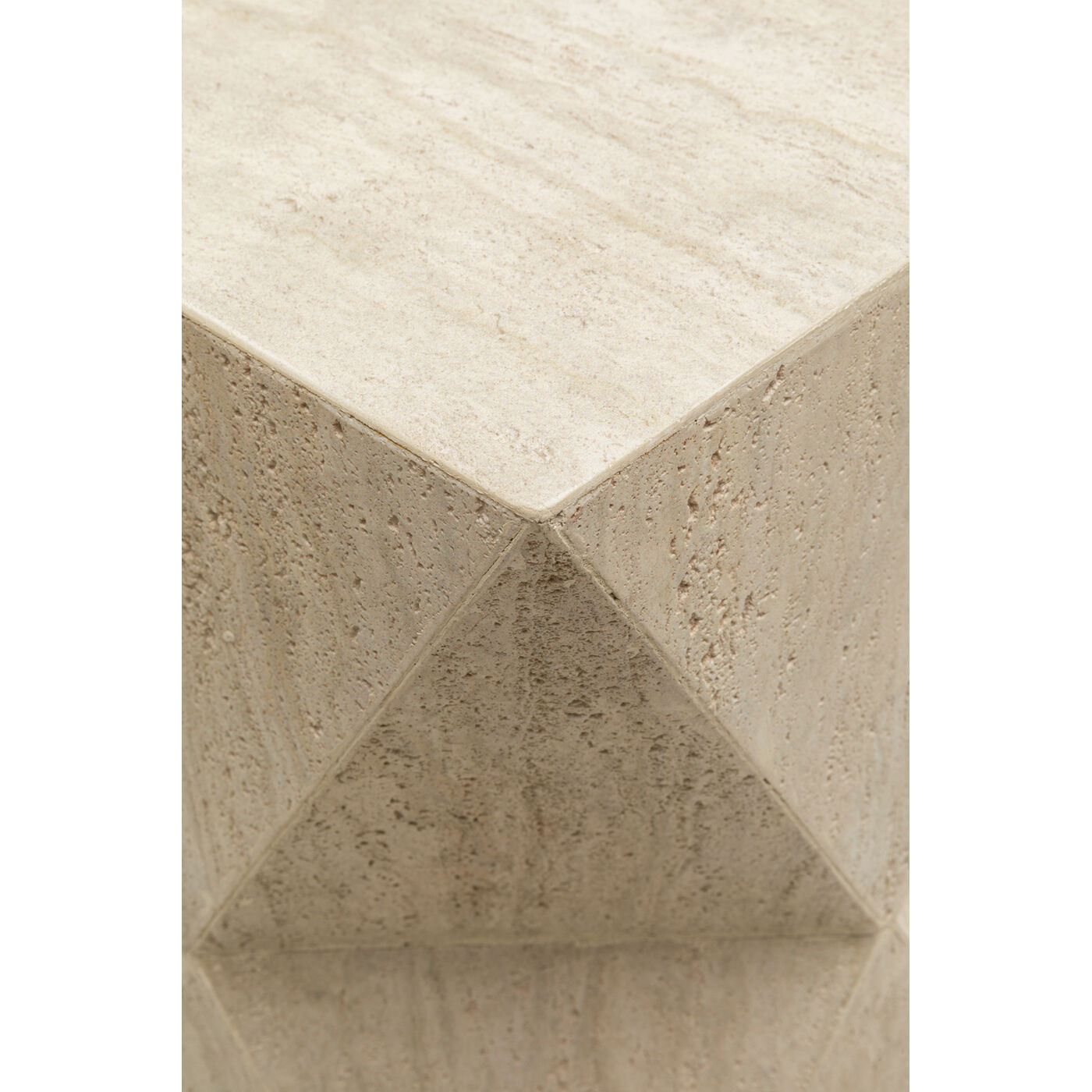 Стол приставной Luxury Triangle Travertine 54cm