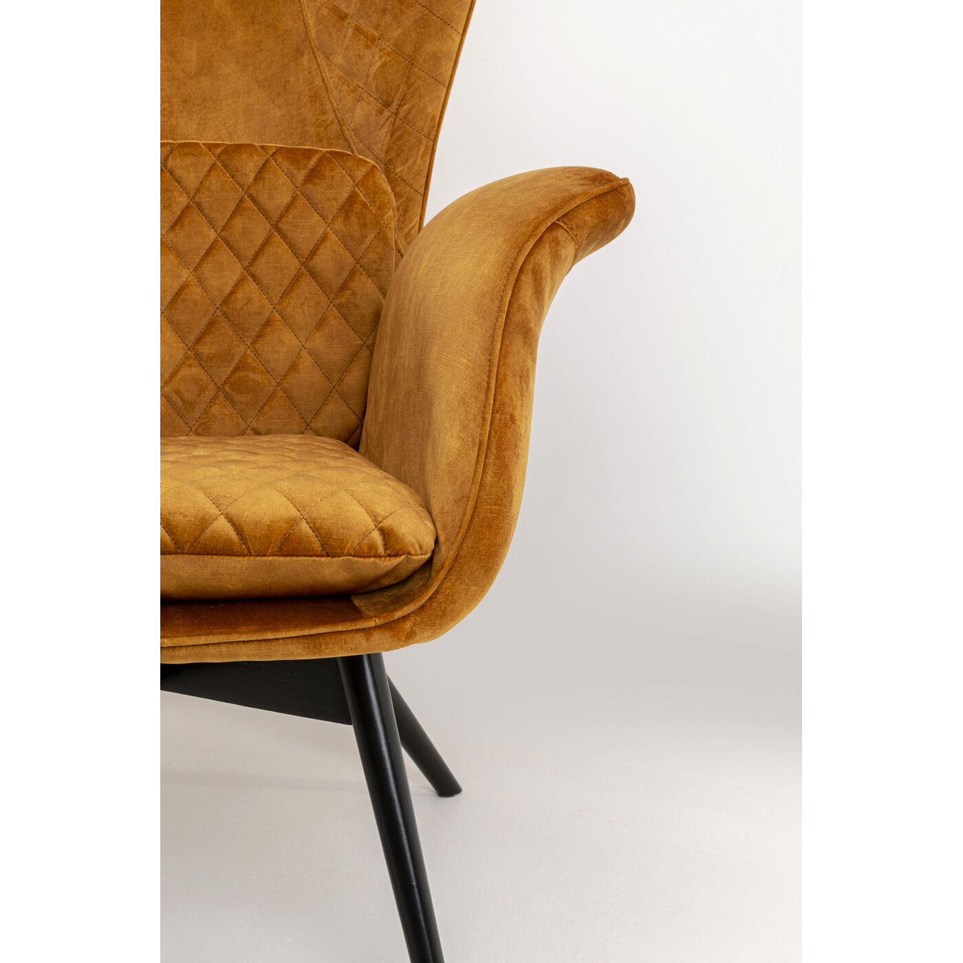 Кресло Tudor Velvet Gold Brown