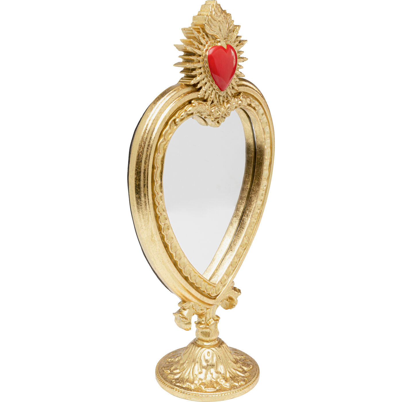 Зеркало настольное Flaming Heart 31cm