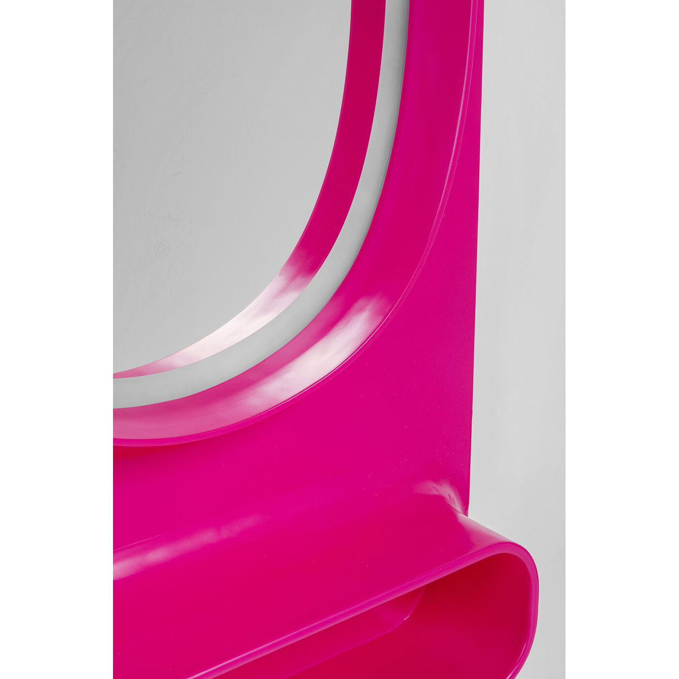 Зеркало настенное  KARE x Karim Rashid Aero LED Pink 80x141 см
