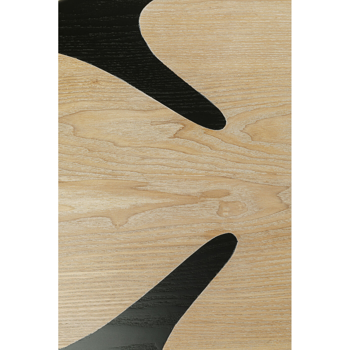 Стол кофейный KARE x Karim Rashid Petal Nature Black 90x60 см