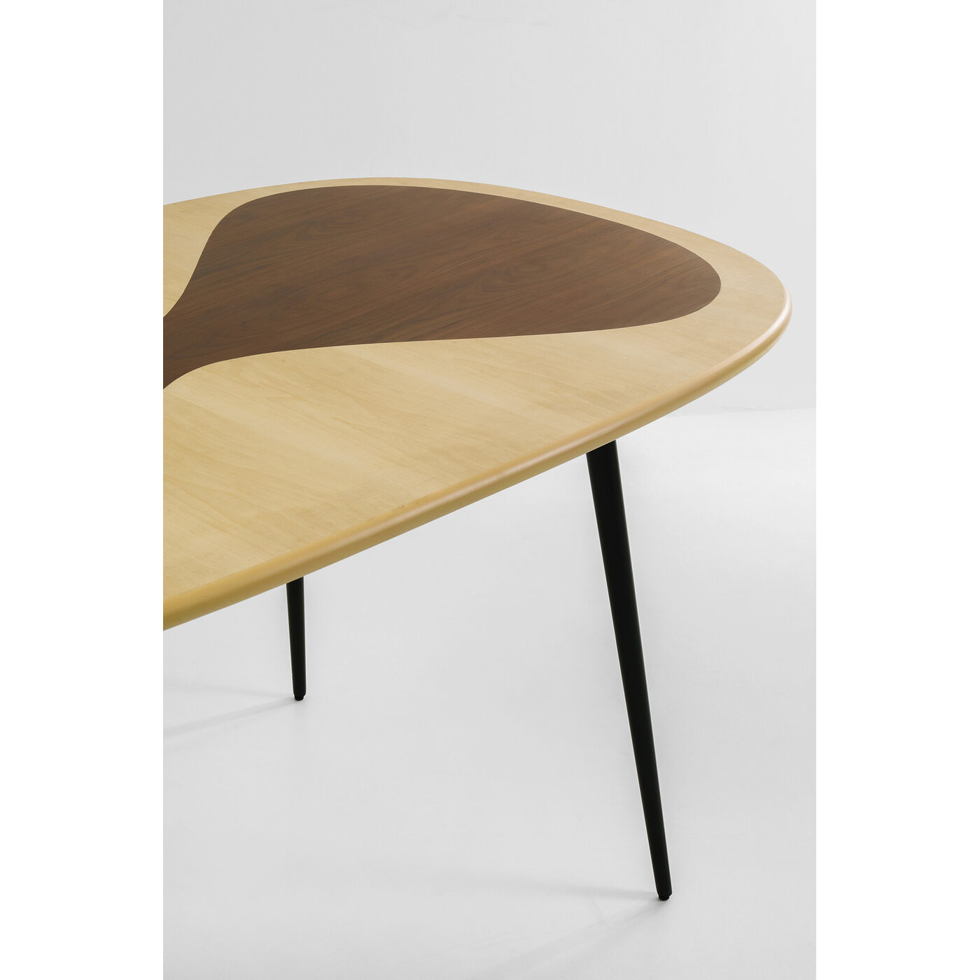 Стол KARE x Karim Rashid Petal Nature Black 150x90 см