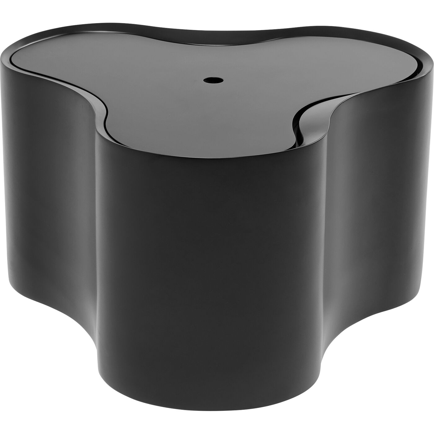 Стол приставной KARE x Karim Rashid Lotus Black 30 см