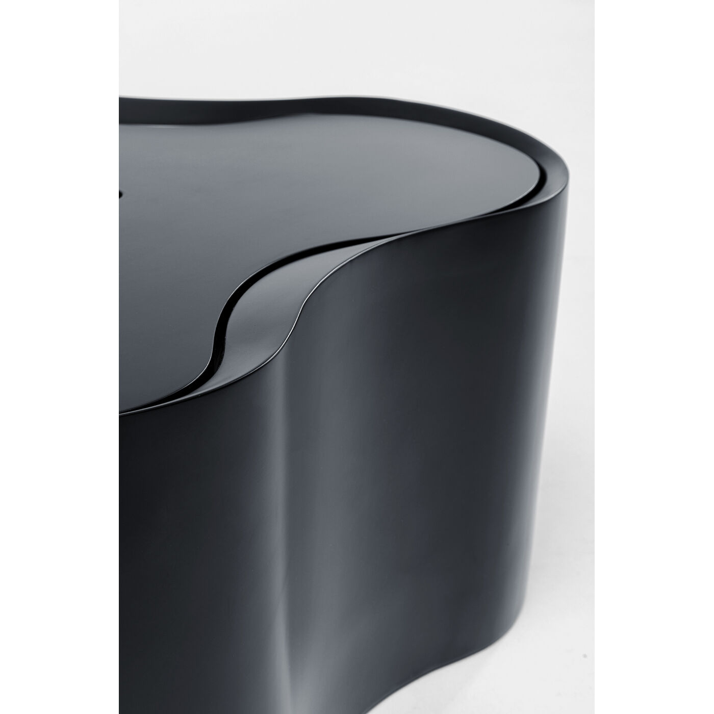 Стол приставной KARE x Karim Rashid Lotus Black 35 см
