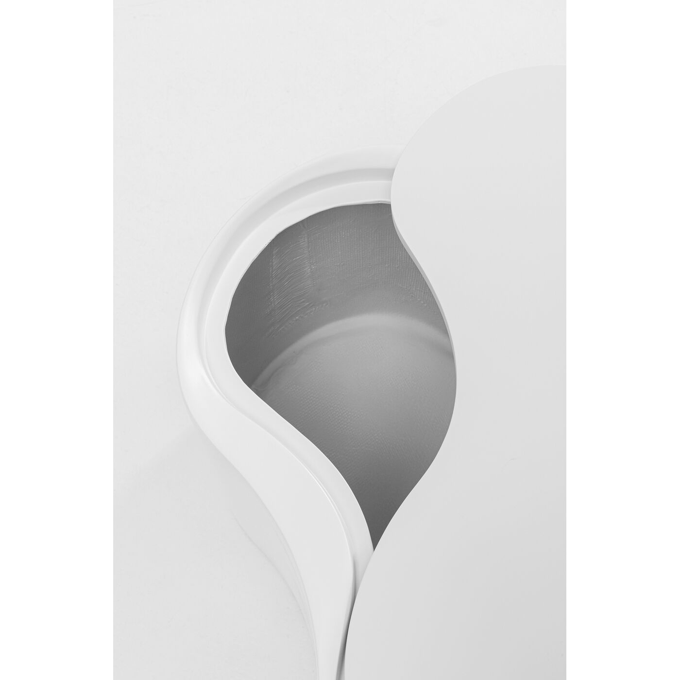 Стол приставной KARE x Karim Rashid Lotus White 30 см
