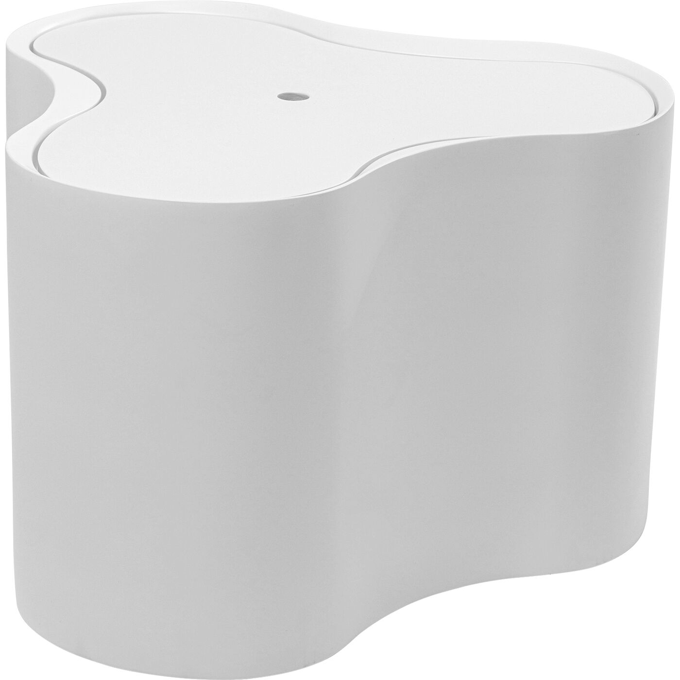 Стол приставной KARE x Karim Rashid Lotus White 30 см